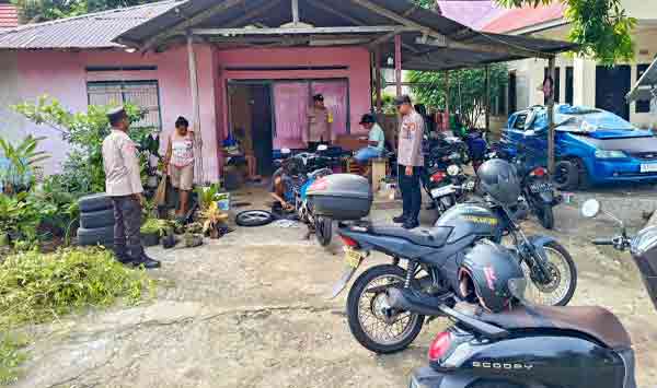 Imbau Warga Waspadai Cuaca Ekstrem, Ini Langkah Polsek Leitisel 1 Polsek Leitisel Patroli Rutin