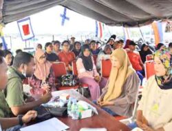 Satgas Trisila AL-Pemda Morotai Gelar Bakti Kesehatan Gratis di KRI Teluk Wondama-527