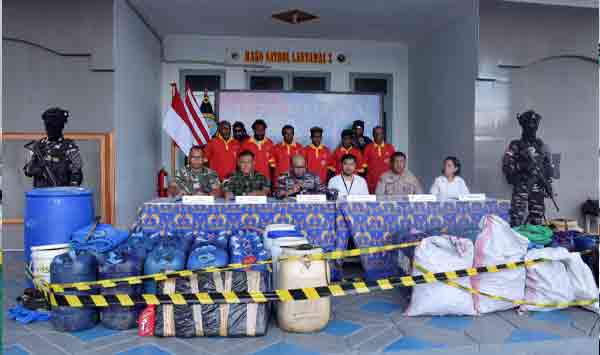 TNI AL Gagalkan 2 Penyelundupan di Batas RI PNG