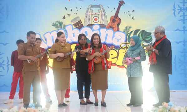 Penyisihan Amboina Jukulele Festival: 3 Peserta Jadi Wakil Kecamatan Teluk Ambon 2 Amboina Jukulele 2025 Dimulai