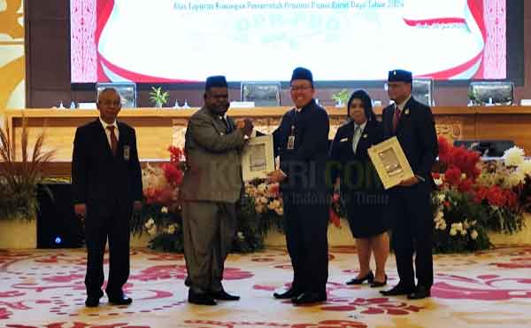 BPK RI serahkan LHP ke DPRP PBD2