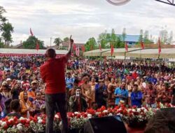 BIAK BERGELORA: Teriakan “PSU” Pilih 1 Ulang Bergema di Kampanye BTM-CK