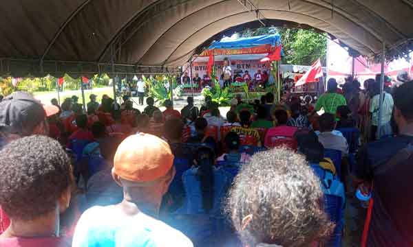 BTM Disambut Meriah di Dawai, Janji Bangun Papua dari Kampung dan Pesisir 2 BTM Kampung Dawai2