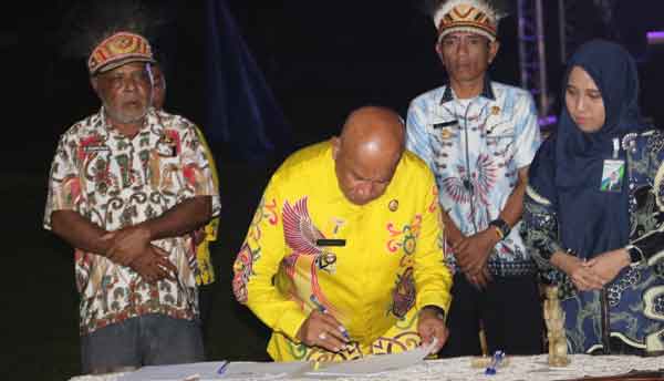 Bupati Biak MM HUT 107 Kabupaten
