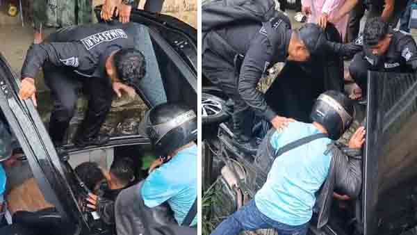 Dua Brimob Polda Papua Aksi Heroik