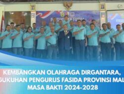 Kembangkan Olahraga Dirgantara, Pengurus FASIDA Maluku 2024-2028 Resmi Dikukuhkan