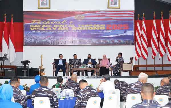 Festival Bintal Terpadu AL di Sorong