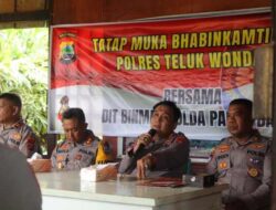Tatap Muka Bersama Bhabinkamtibmas Wondama, Dirbinmas : Wujudkan Polri Humanis