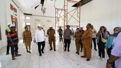 Pj Gubernur Tinjau Sekolah Rakyat di Sarmi: 30 Juli Siap Digunakan