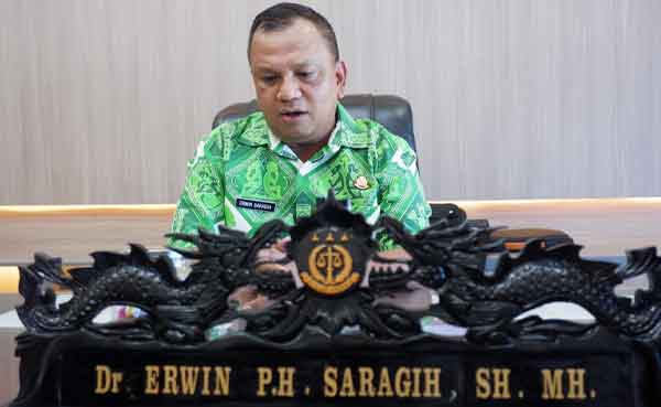 Inspektur PB Erwin Saragih SH MH