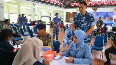 Lanud Pattimura Donor Darah HUT ke 78