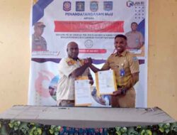 Tingkatkan Masyarakat Sadar Hukum, Kantor Lurah Malawei-Satpol PP PBD Teken MoU