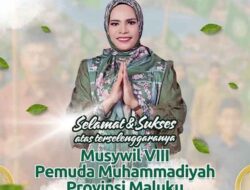Ketua PKK Buru Ucap Selamat Musywil ke 8 Pemuda Muhammadiyah Maluku 2025