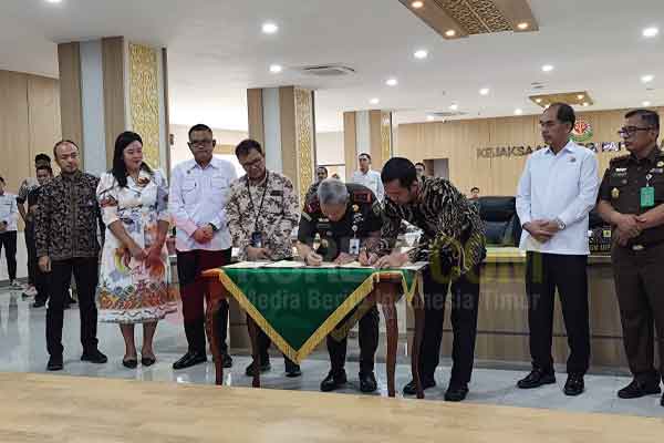 PLN-Kejati Teken PKS Kawal PSN di Papua Barat 1 PLN Kejati PB Teken PKS Kawal PSN