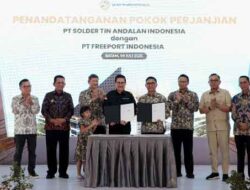 PTFI-Stania Teken HoA Jual Beli Timbal dan Perak, Wujudkan Hilirisasi Dalam Negeri