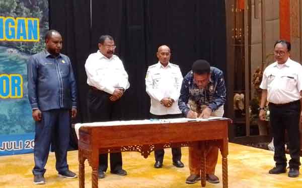 Papua Peg Biak Teken MoU Pemasaran Komoditi Unggulan