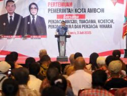 Ratusan Penjaga Rumah Ibadah di Kota Ambon Terima Insentif