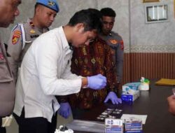 Polda Papua Barat Musnahkan 17,52 Gram Sabu, BB Milik Warga Masni