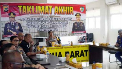 Polda PB Taklimat Akhir Tahap II 2025