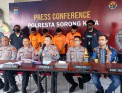 Polresta Sorong Kota Ungkap Kasus Curanmor dan Begal: 4 Pelaku-8 Motor Diamankan