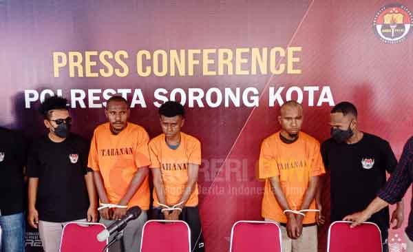 Polresta Sorong Kota 3 Pelaku Pemerkosaab