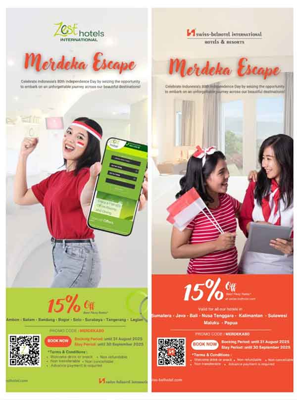 Sambut HUT ke 80 RI: Swiss Belhotel se-Indonesia Beri Promo Spesial bagi Tamu Setia 2 Swiss Belhotel Ambon Promo HUT RI 80