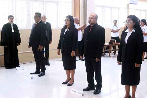 Unpatti Ambon Sertijab 4 Koordinator Prodi S2