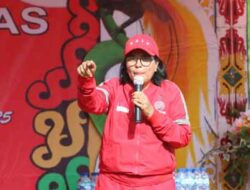 Yenike Dipan Serukan Warga Waropen Menangkan BTM-CK di PSU