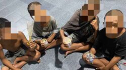 Kedapatan Hirup Lem Aibon, Dinsos Ambon Imbau Warga Tak Beri Uang ke Anjal 4 Anjal Kota Ambon Lem Aibon