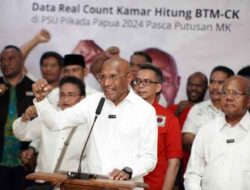 Hingga Pleno 8 Distrik : BTM-CK Unggul Telak di Kabupetan Jayapura