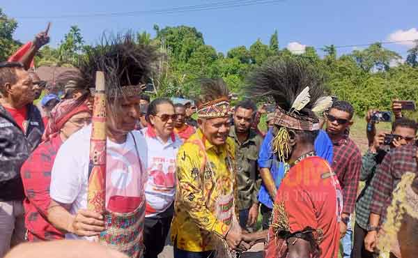BTM-CK Disambut Meriah di Senggi, Terompet Adat Jadi Simbol Harapan Baru Papua 2 BTM CK di Senggi Keerom2