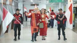 Meriahkan HUT ke 80 RI: Bandara Pattimura Ambon Gelar Parade Baju Adat dan Flashmob 19 Bandara Pattimura Ambon HUT RI 80