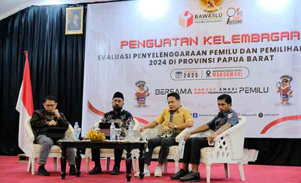 Bawaslu PB Gelar Penguatan Kelembagaan: Evaluasi Pelaksanaan Pemilu-Pemilihan 2024 3 Bawaslu PB Evaluasi3