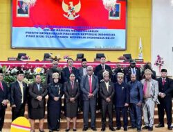 Bupati Mimika Hadiri Paripurna DPRK Dengarkan Pidato Kenegaraan Presiden RI