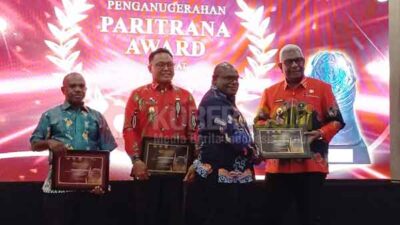 Prestasi Gemilang, Kabupaten Mimika Sabet Juara I Paritrana Award 2025