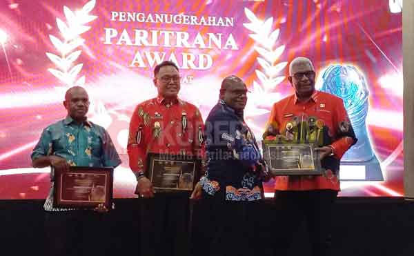 Prestasi Gemilang, Kabupaten Mimika Sabet Juara I Paritrana Award 2025 1 Bupati JR Paritrana Award 2025