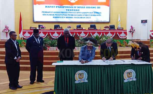 DPRK Mimika Setujui RAPBD Perubahan 2025
