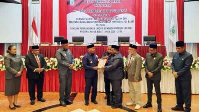 DPRP PB Setujui Raperdasi RPJMD 2025-2029 Jadi Perdasi, Meski Ditolak F-PDIP
