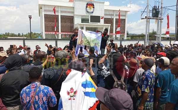 Demoa KPU Papua Hasil PSU