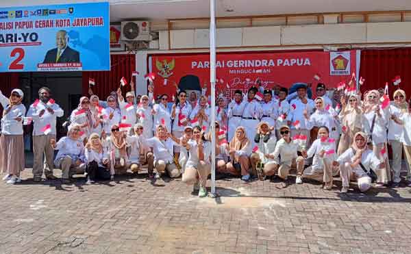 Gerindra Papua Kobarkan Semangat Persatuan