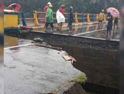 Oprit Jembatan Wai Totun Alami Longsor, BPJN Maluku Turun Tangan