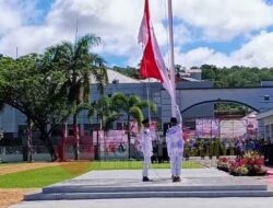 Pemprov PBD Gelar Upacara Perdana Peringati HUT ke 80 RI, Gubernur Elisa Irup