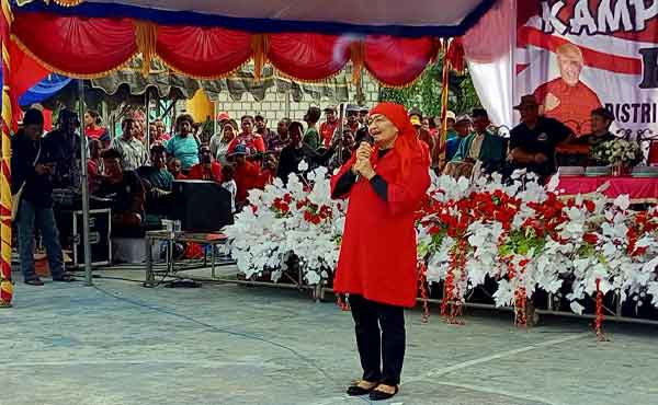 Kristina Luluporo Kampanye BTM CK di Grime Nawa