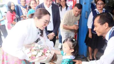 Lisa Wattimena Open House SKKK Ambon