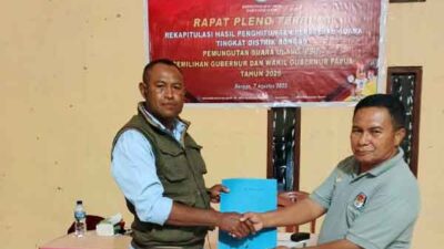 MARI-YO Menang Telak di 6 TPS Distrik Bonggo, Suara Terus Mengalir