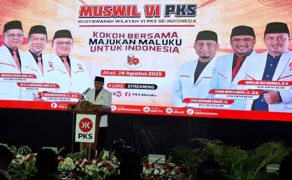 PKS Maluku Resmi Gelar Muswil VI 2025, Dihadiri Gubernur Lewerissa 2 Muswil VI PKS Maluku Gubmal Hadir2