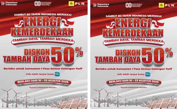 PLN Diskon Tambah Daya 50