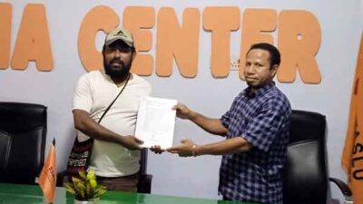 Pelaporan Tindak Pidana Pemilu di Biak