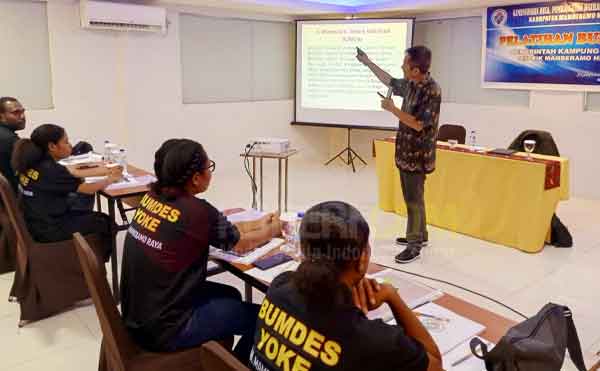 Pemkab Mamberamo Raya Gelar Pelatihan bagi Pengelola BUMDES Kp Yoke, Ini Tujuannya 3 Pemkab Mambraya Pelatihan Bumdes Kp Yoke2