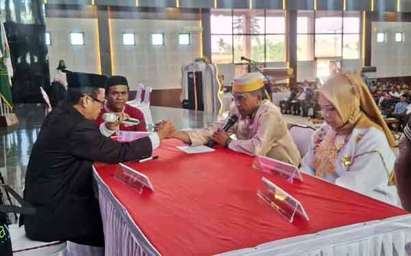 Pemkab Mimika Nikah Massal HUT Ri ke 80